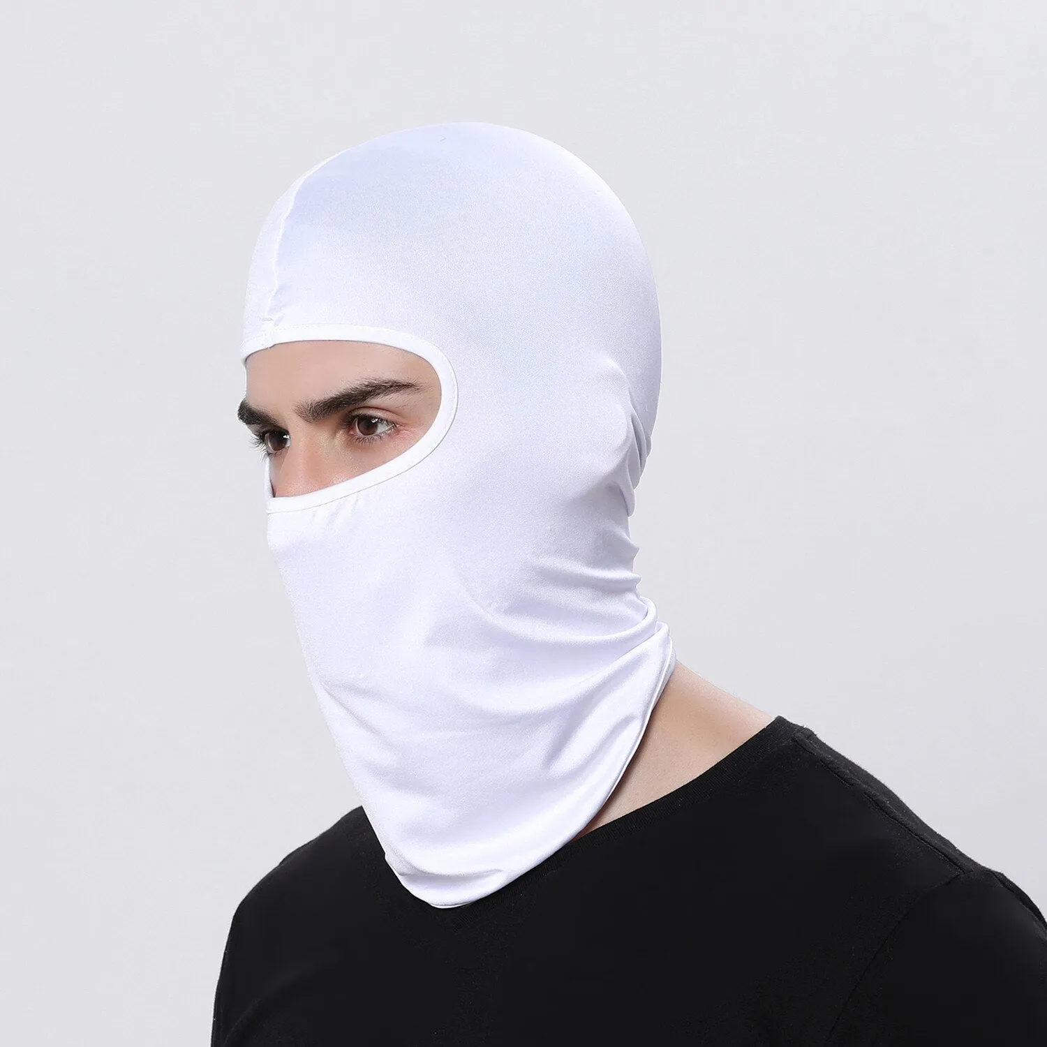 Lycra Balaclava Hood Motorcycle Bandana Cycling Ski Face Hat Tactical Hood Helmet for Outdoor Sport