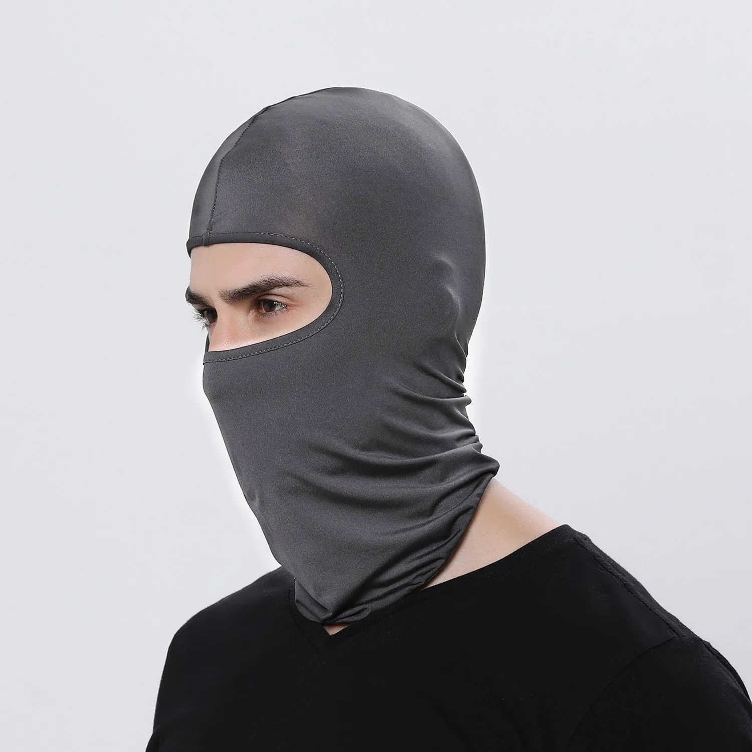 Lycra Balaclava Hood Motorcycle Bandana Cycling Ski Face Hat Tactical Hood Helmet for Outdoor Sport