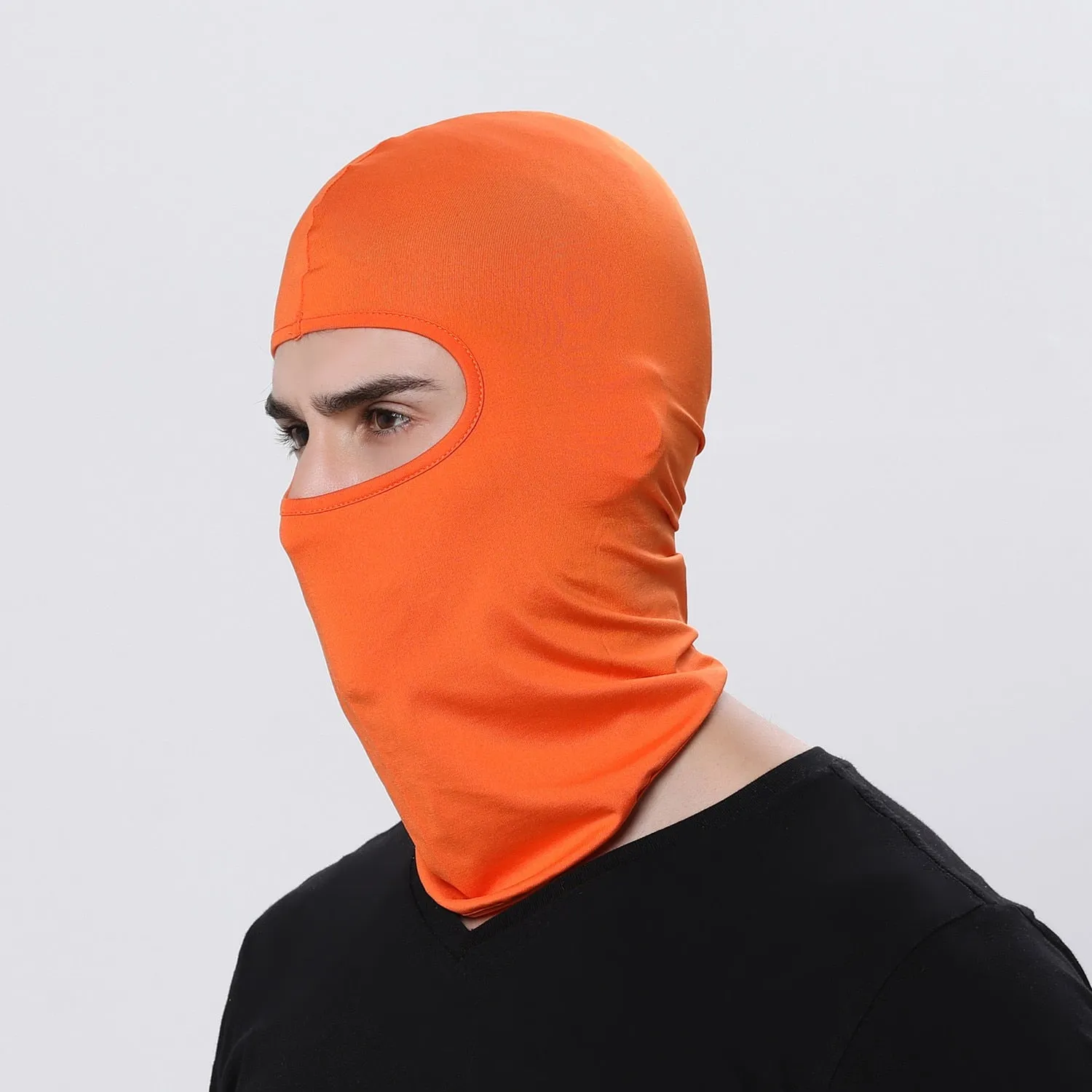 Lycra Balaclava Hood Motorcycle Bandana Cycling Ski Face Hat Tactical Hood Helmet for Outdoor Sport