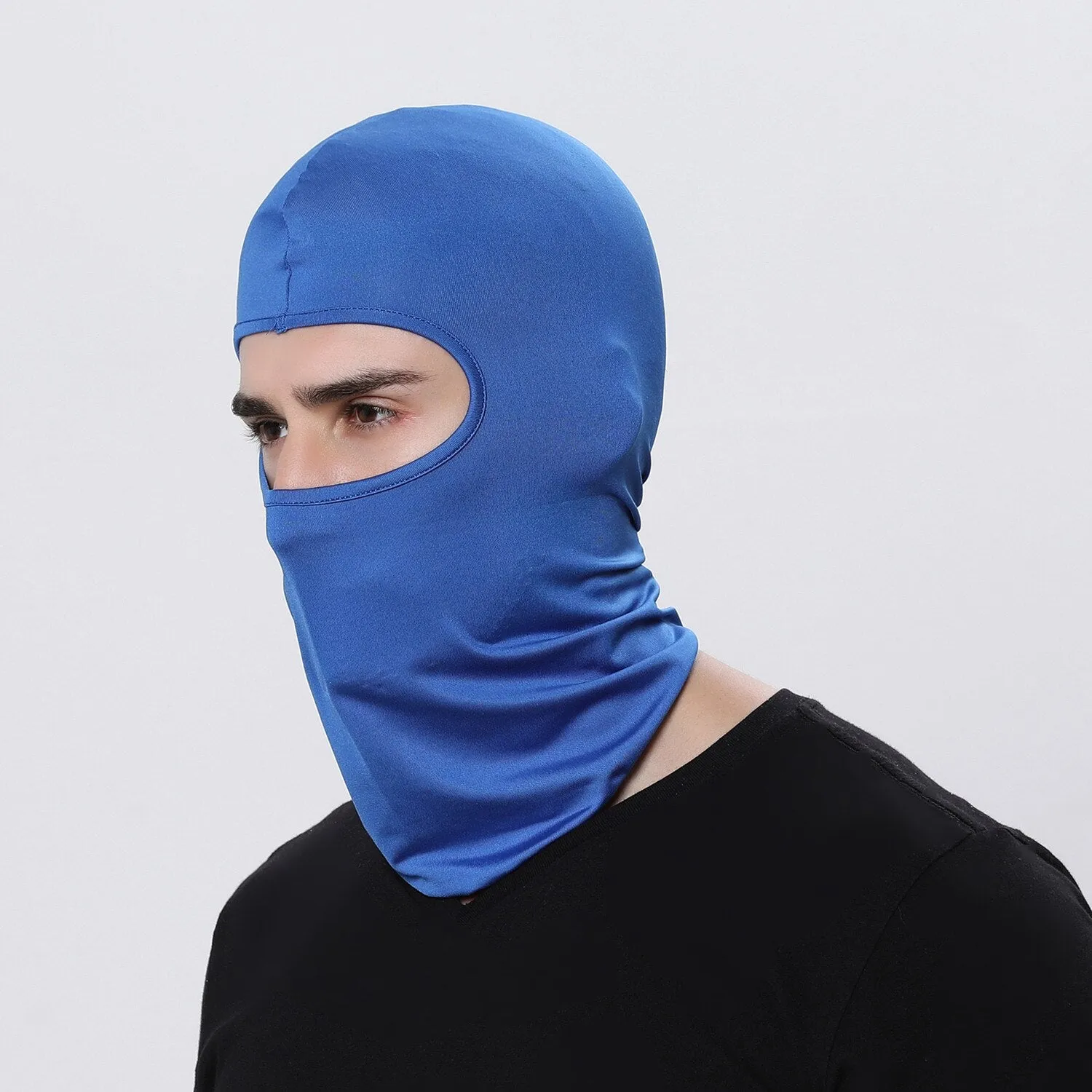 Lycra Balaclava Hood Motorcycle Bandana Cycling Ski Face Hat Tactical Hood Helmet for Outdoor Sport