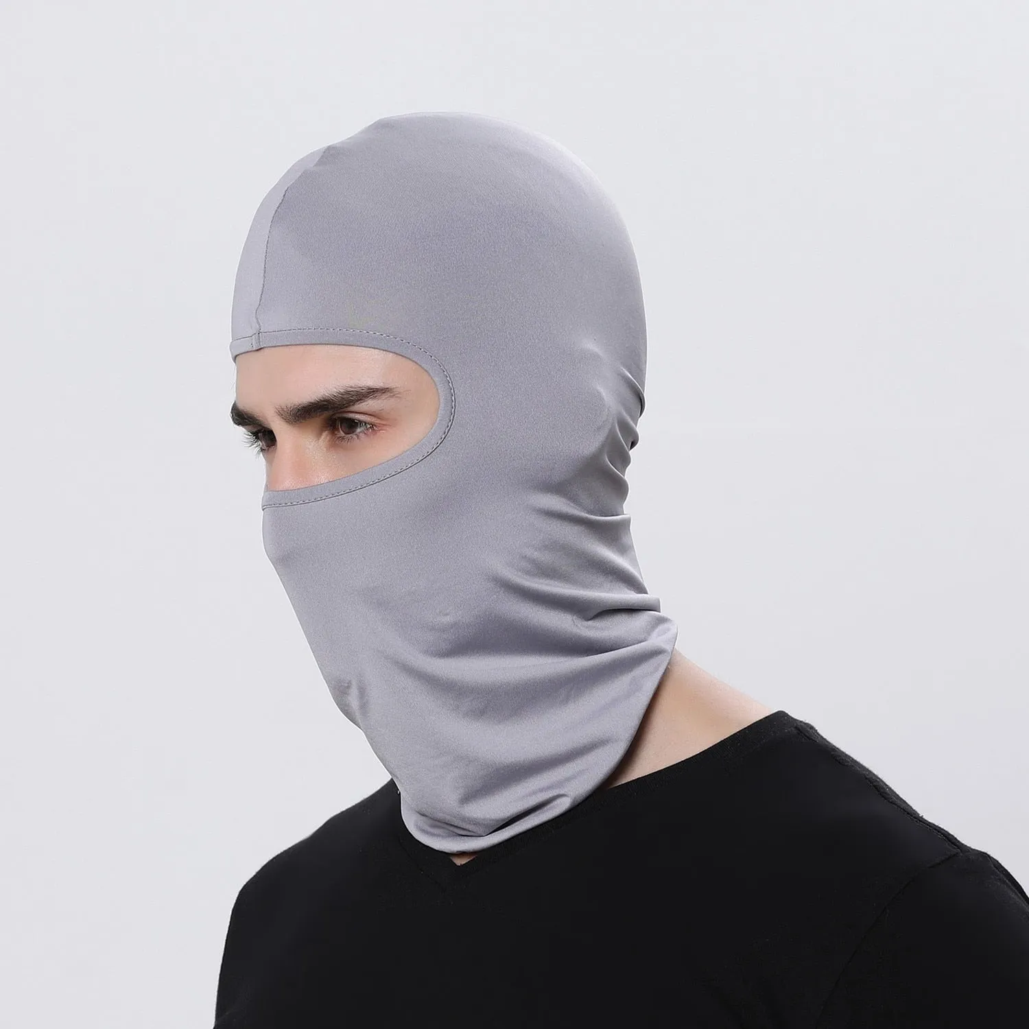 Lycra Balaclava Hood Motorcycle Bandana Cycling Ski Face Hat Tactical Hood Helmet for Outdoor Sport