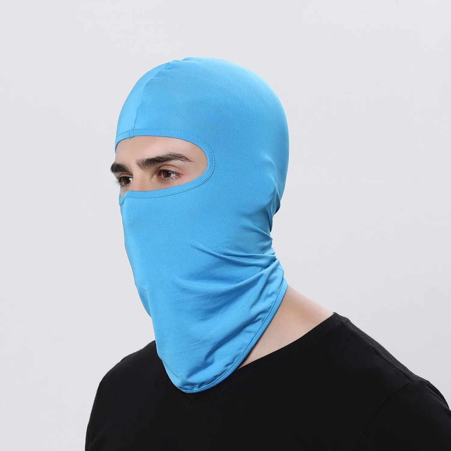 Lycra Balaclava Hood Motorcycle Bandana Cycling Ski Face Hat Tactical Hood Helmet for Outdoor Sport