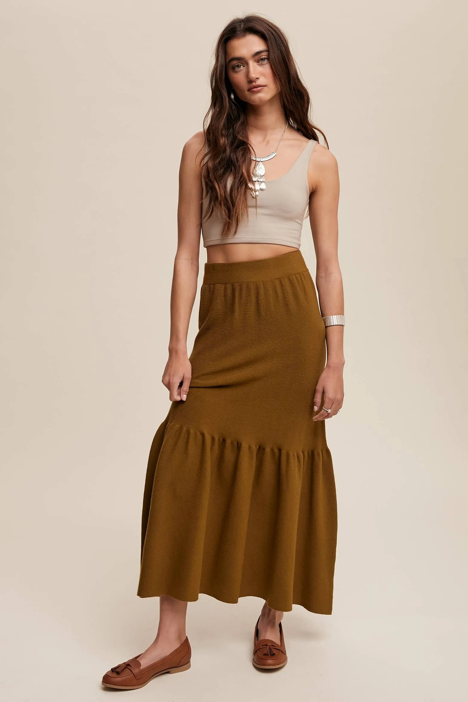 Madeline Knit Maxi Skirt