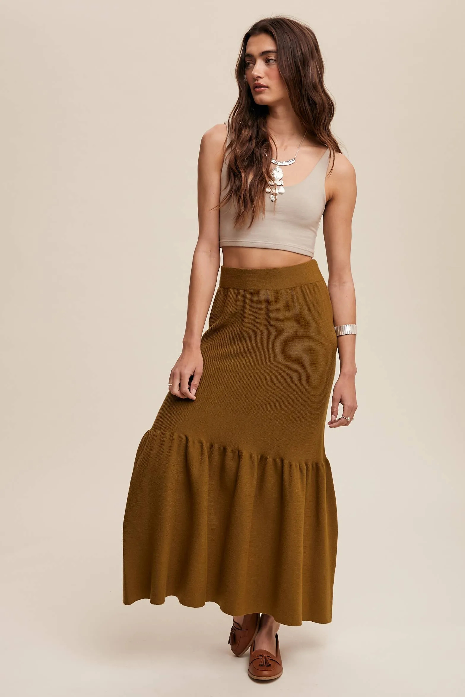 Madeline Knit Maxi Skirt