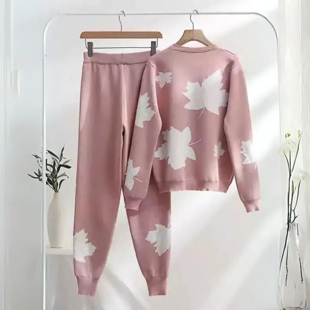 Maple Leaf Loungewear Set