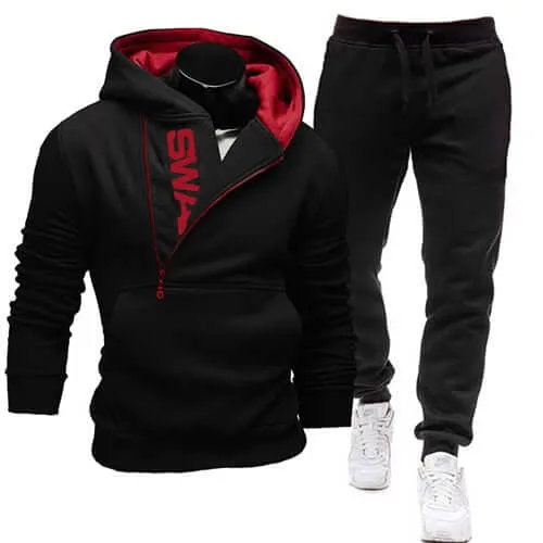 Men Casual Tracksuit Sweatshirt Sweatpant Winter Fall Suit