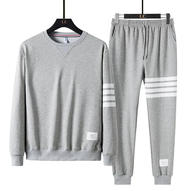 Men Long Sleeve Tracksuits Set