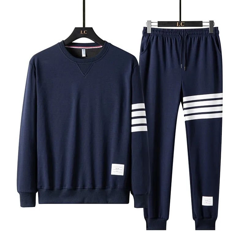 Men Long Sleeve Tracksuits Set