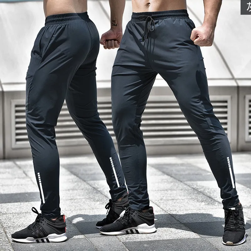 Men Sport Trousers with Pockets Running Workout Pants Quick Dry Training Jogger Sweatpants High Quality Fitness Bottoms