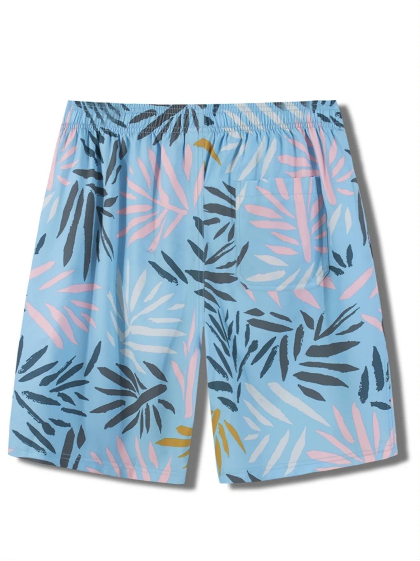 Men's Beach Shorts With Leaves Graphic Sweatpants