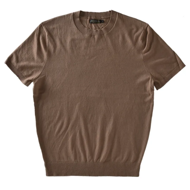 Men's Knit O-neck T-shirt