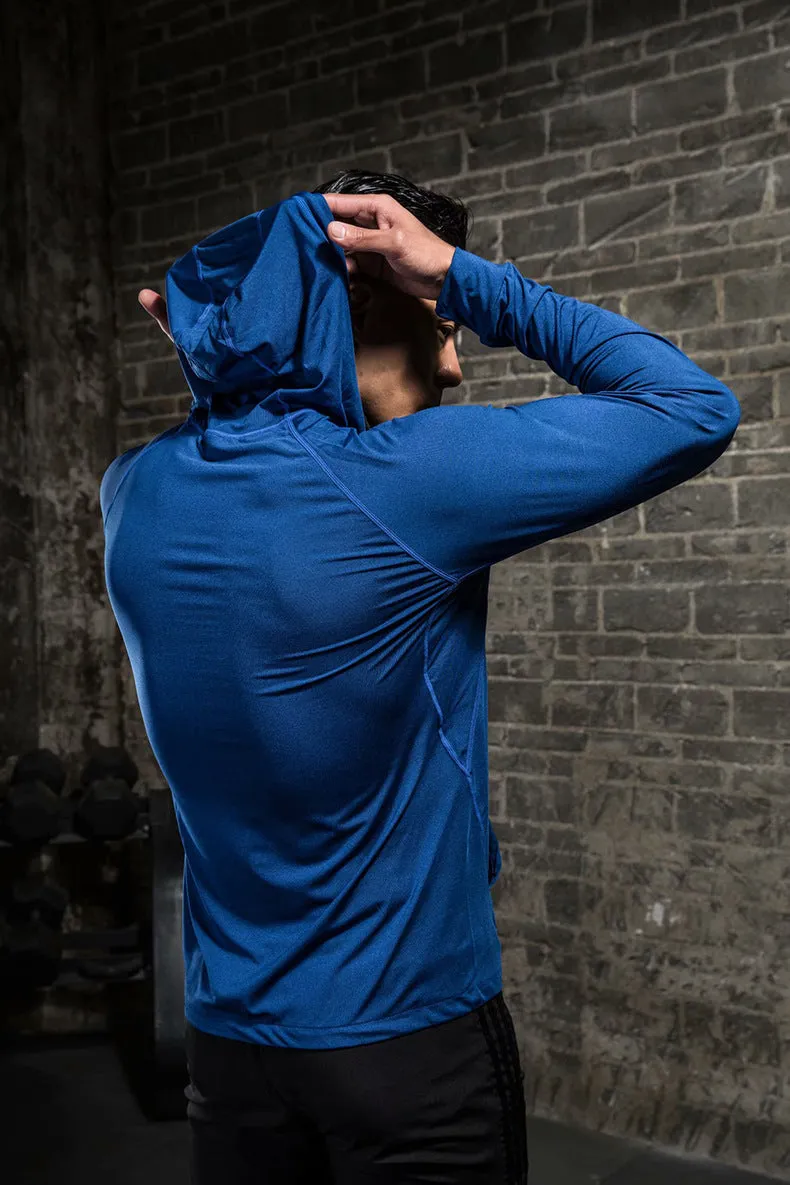 Men's Long-sleeved Stretch Tight Fitness Training Suit