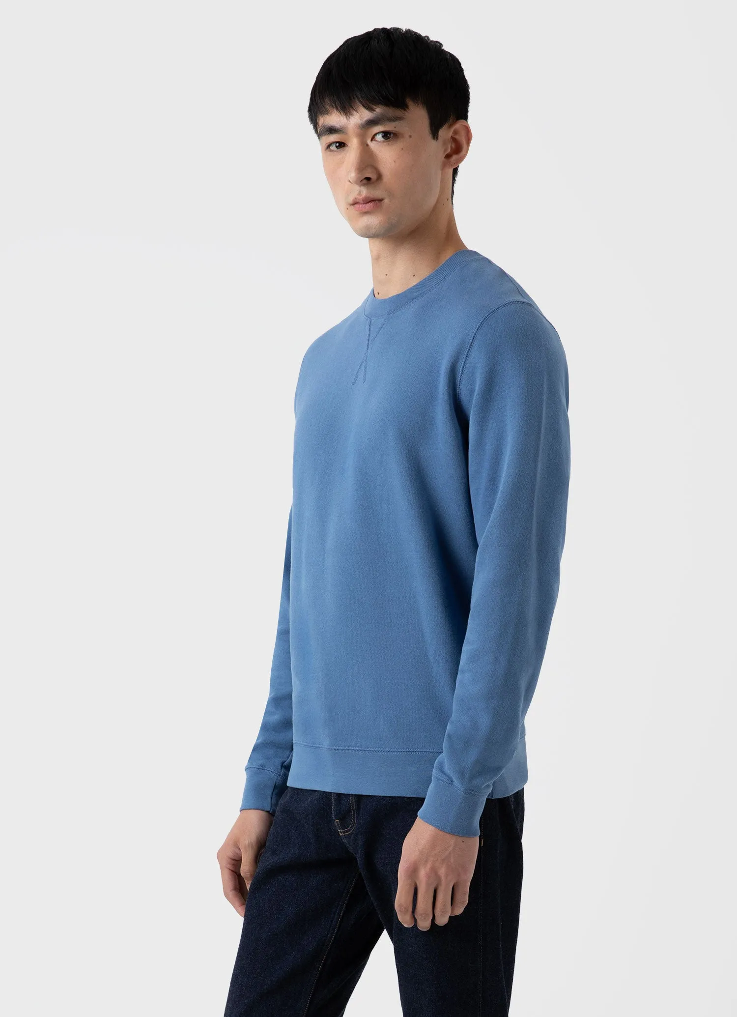 Men's Loopback Sweatshirt in Bluestone