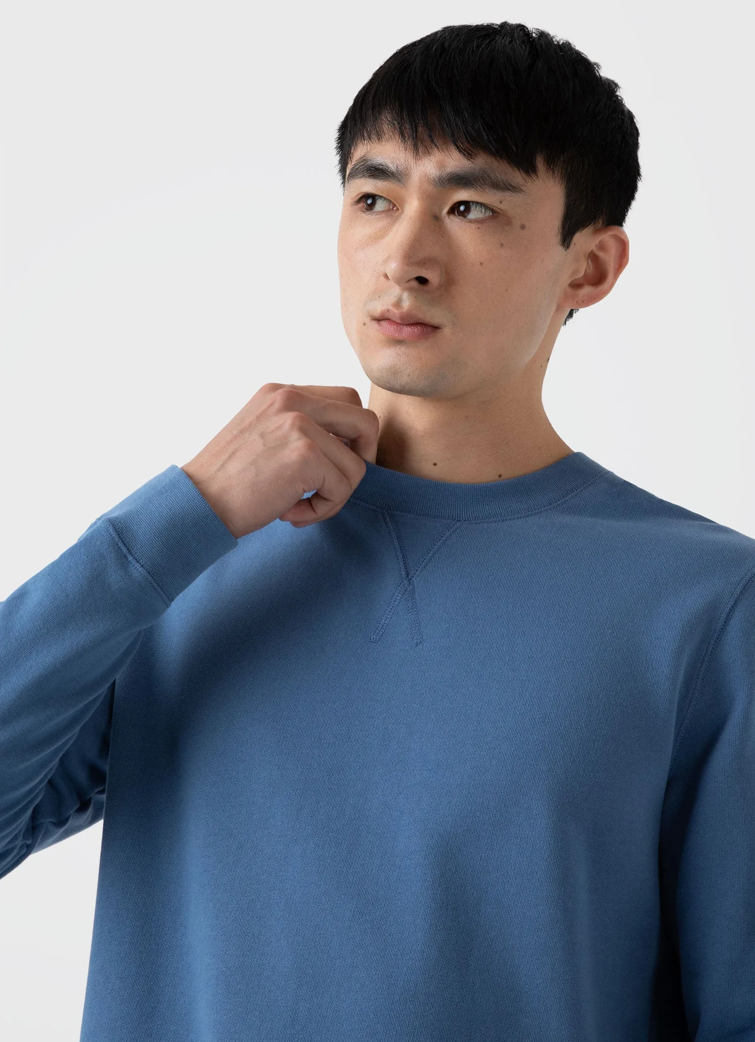 Men's Loopback Sweatshirt in Bluestone