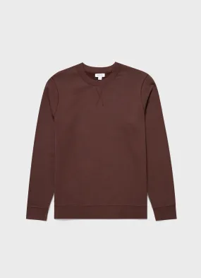 Men's Loopback Sweatshirt in Cocoa Brown