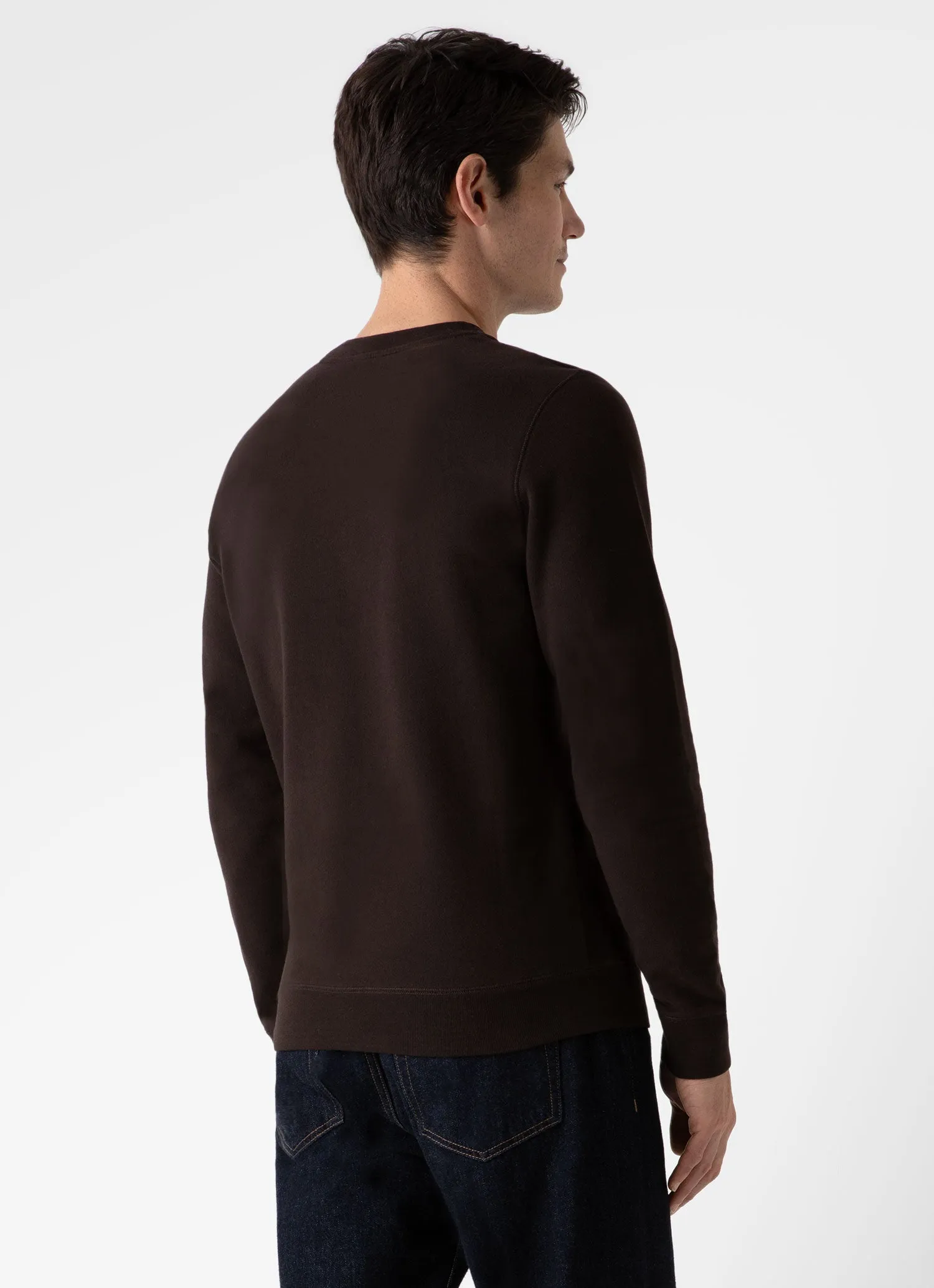 Men's Loopback Sweatshirt in Coffee