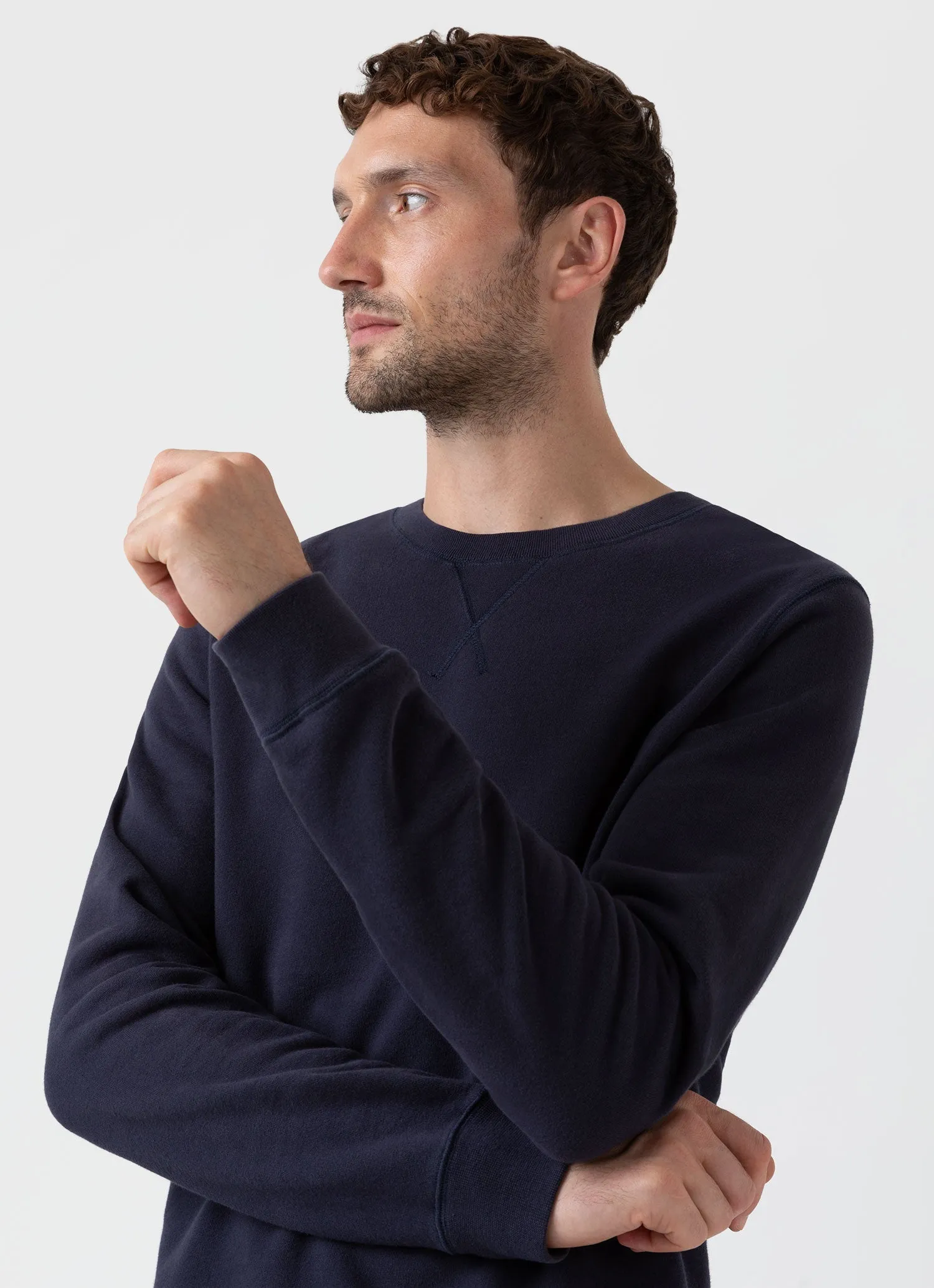 Men's Loopback Sweatshirt in Navy