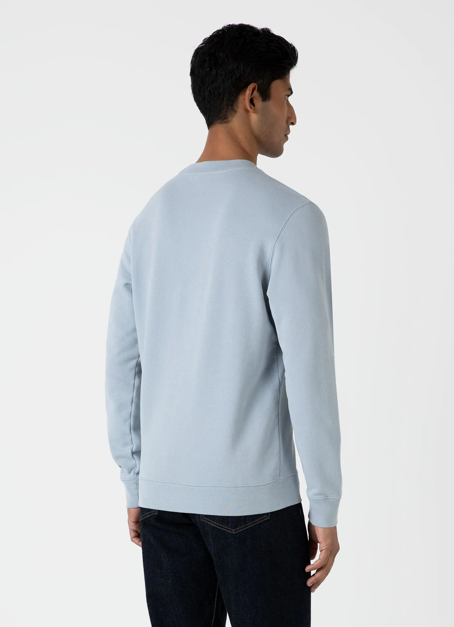 Men's Loopback Sweatshirt in Smoke Blue