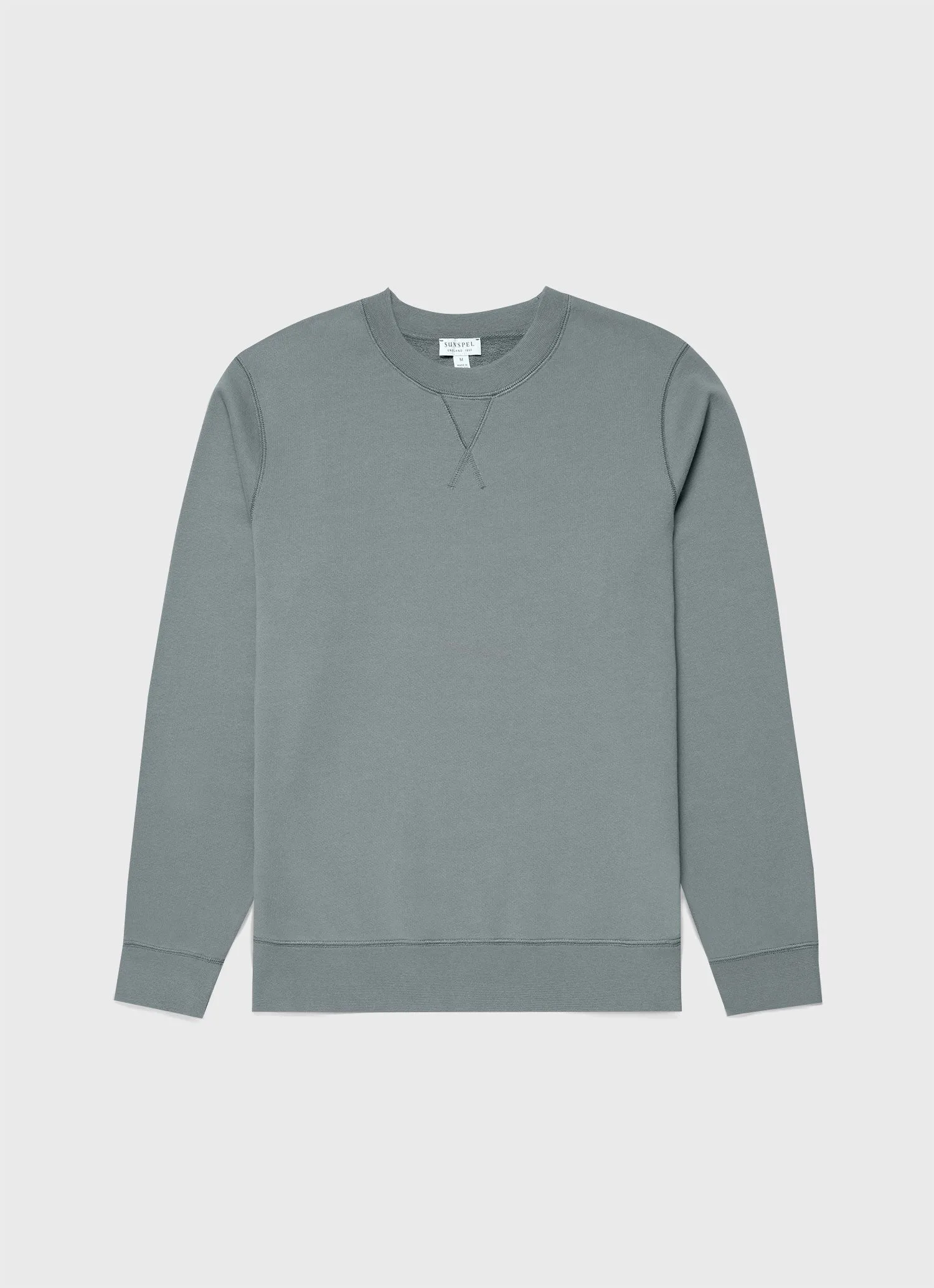 Men's Loopback Sweatshirt in Smoke Green