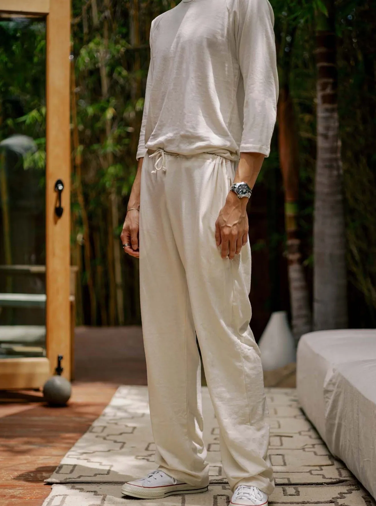 Men's Organic Lounge Pants - Natural