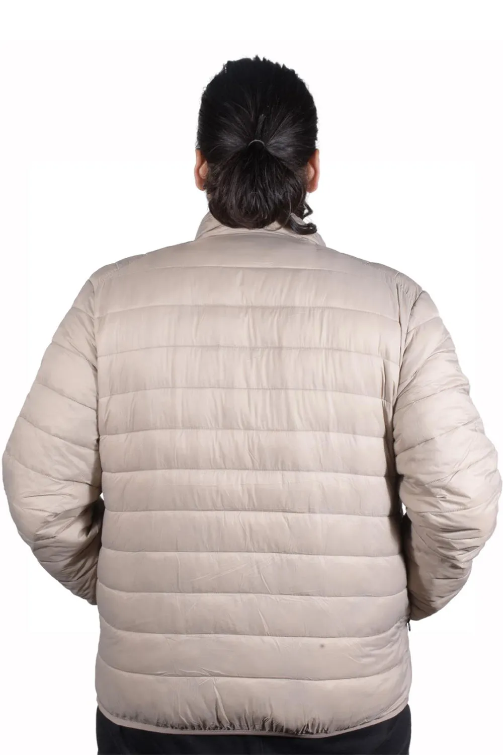 Mens Water Resistant Puffer Bomber Jacket