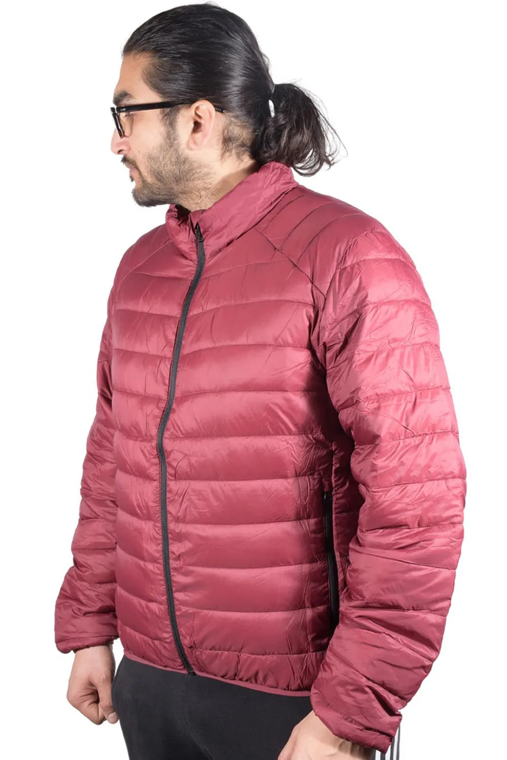 Mens Water Resistant Puffer Bomber Jacket