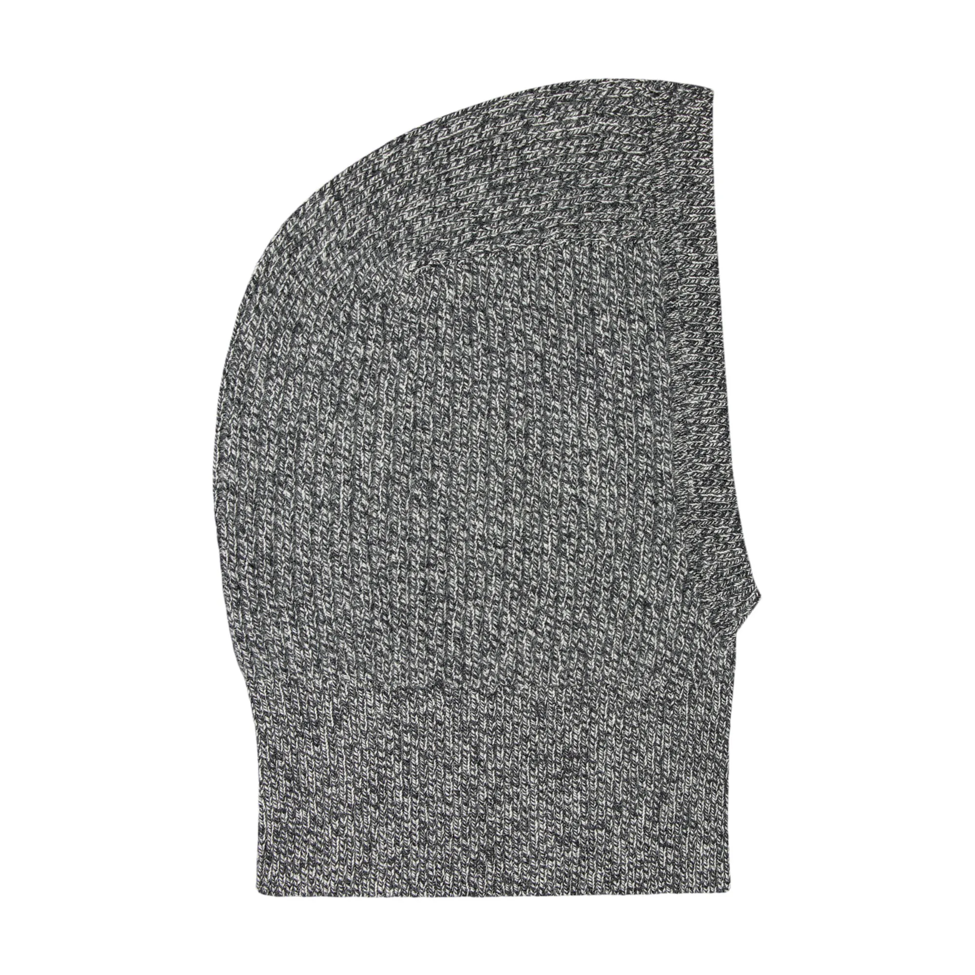 Merino Cashmere Ribbed Open Face Balaclava