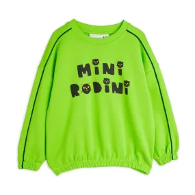 Mini Rodini - Cats sweatshirt - green