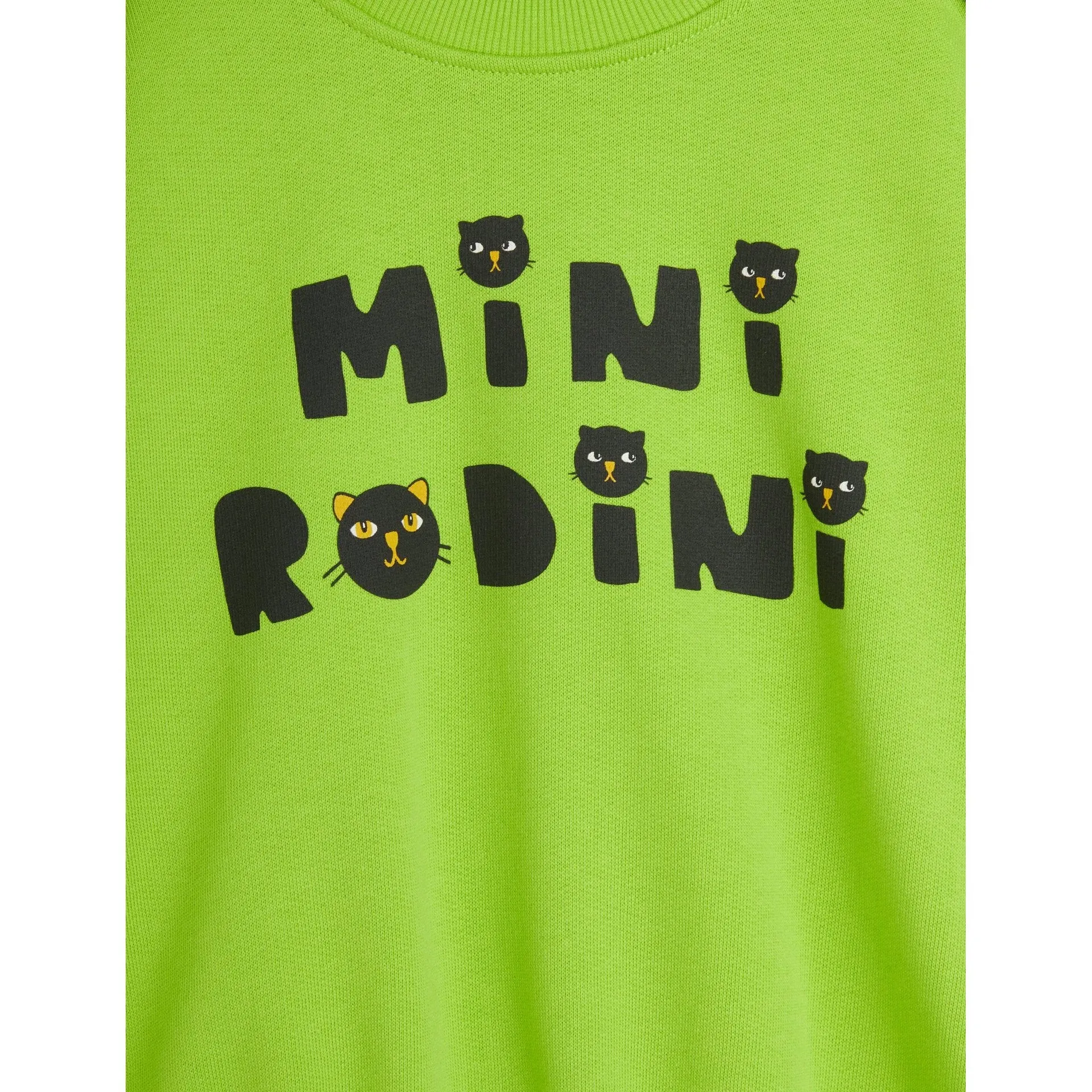 Mini Rodini - Cats sweatshirt - green