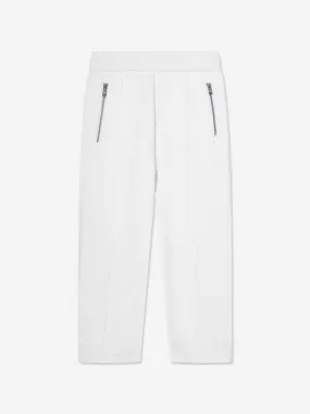 Moncler Enfant Boys Logo Sweatpants in White