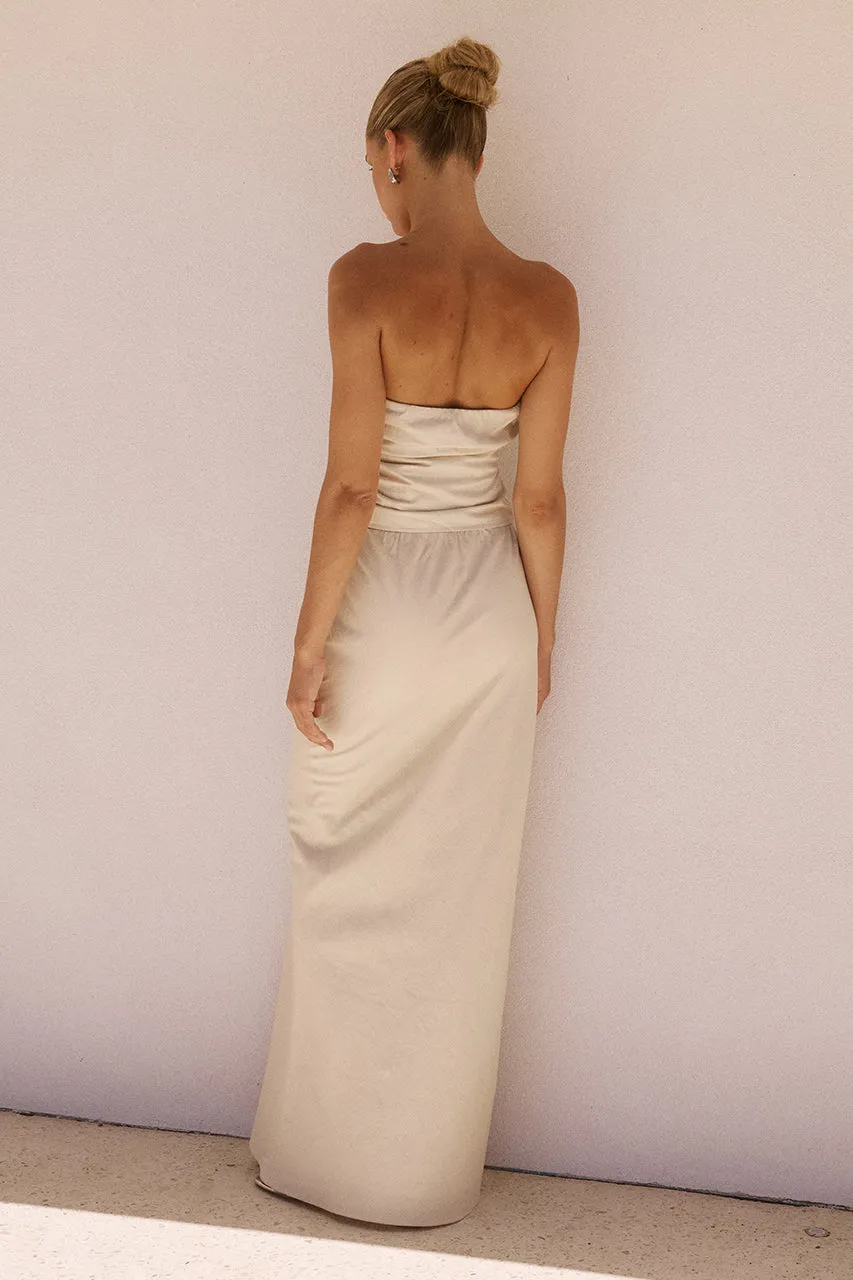 MURILO MAXI SKIRT - SAND