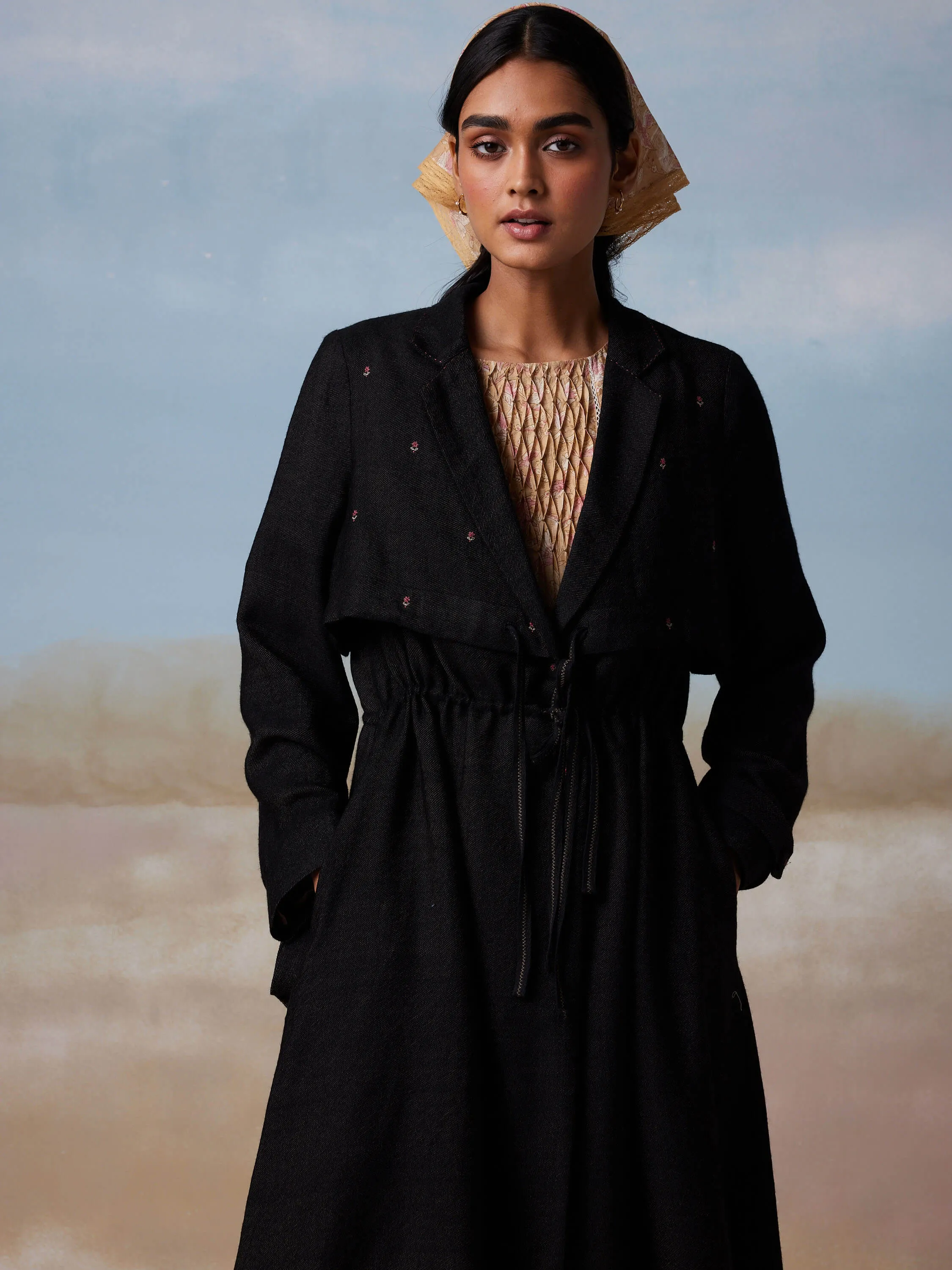 Myna Merino Trench Coat