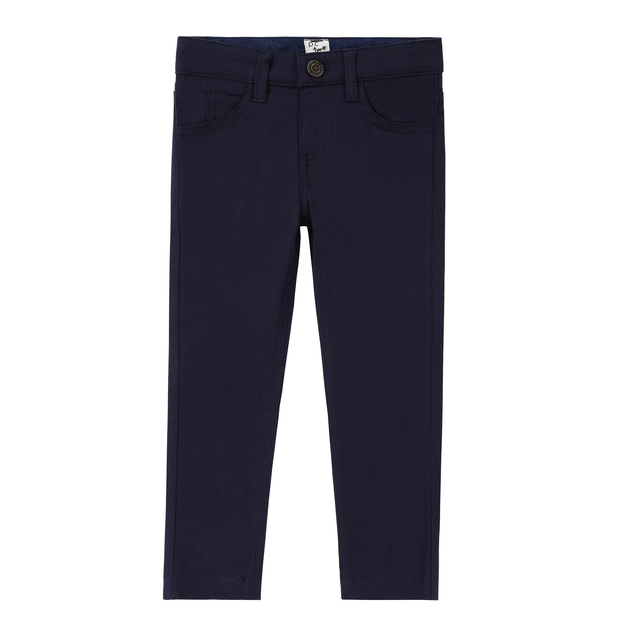 Navy Chino Patch Pocket Pants