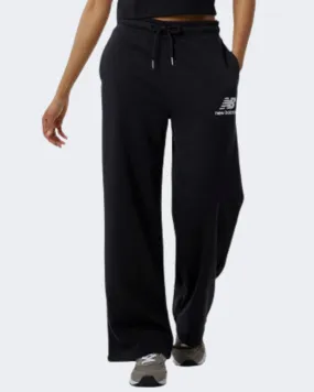 New Balance Essentials Wide Legged Women Lifestyle Pant Black Wp23516-Bk