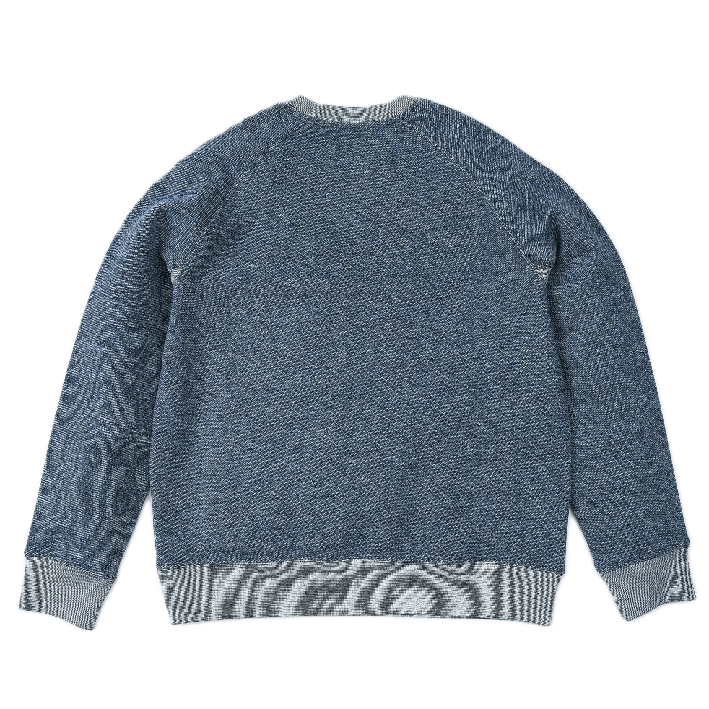 Palmer Athletic Fleece Crew - Blue Marl (Final Sale)