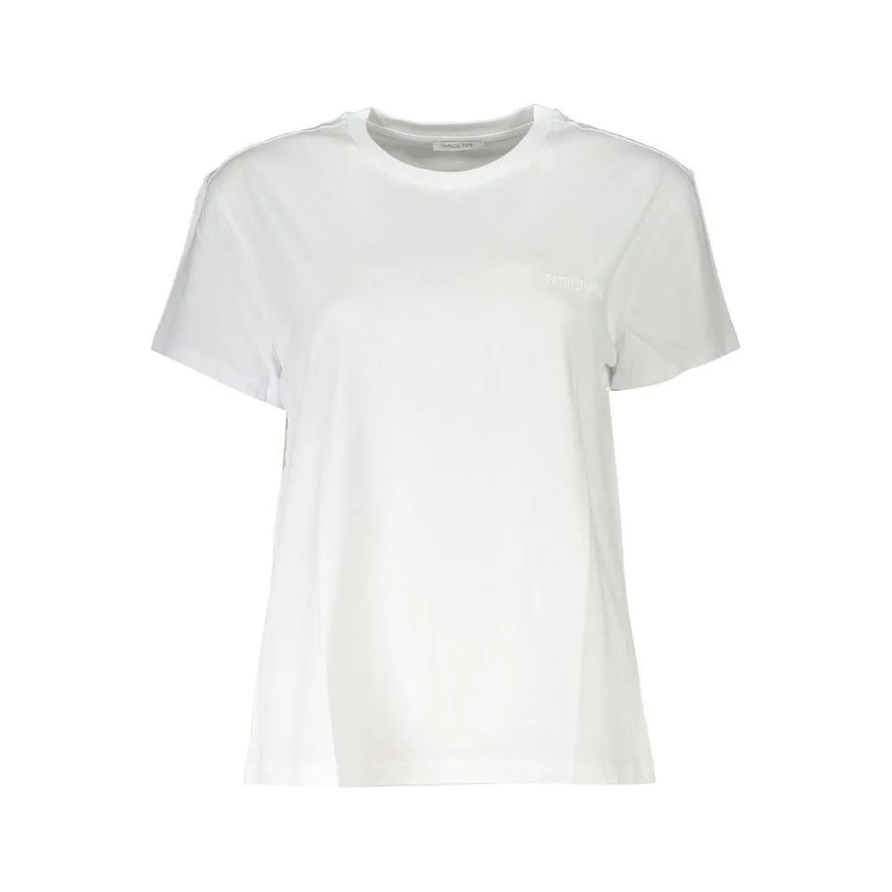 Patrizia Pepe Chic Organic Cotton Crew Neck Tee