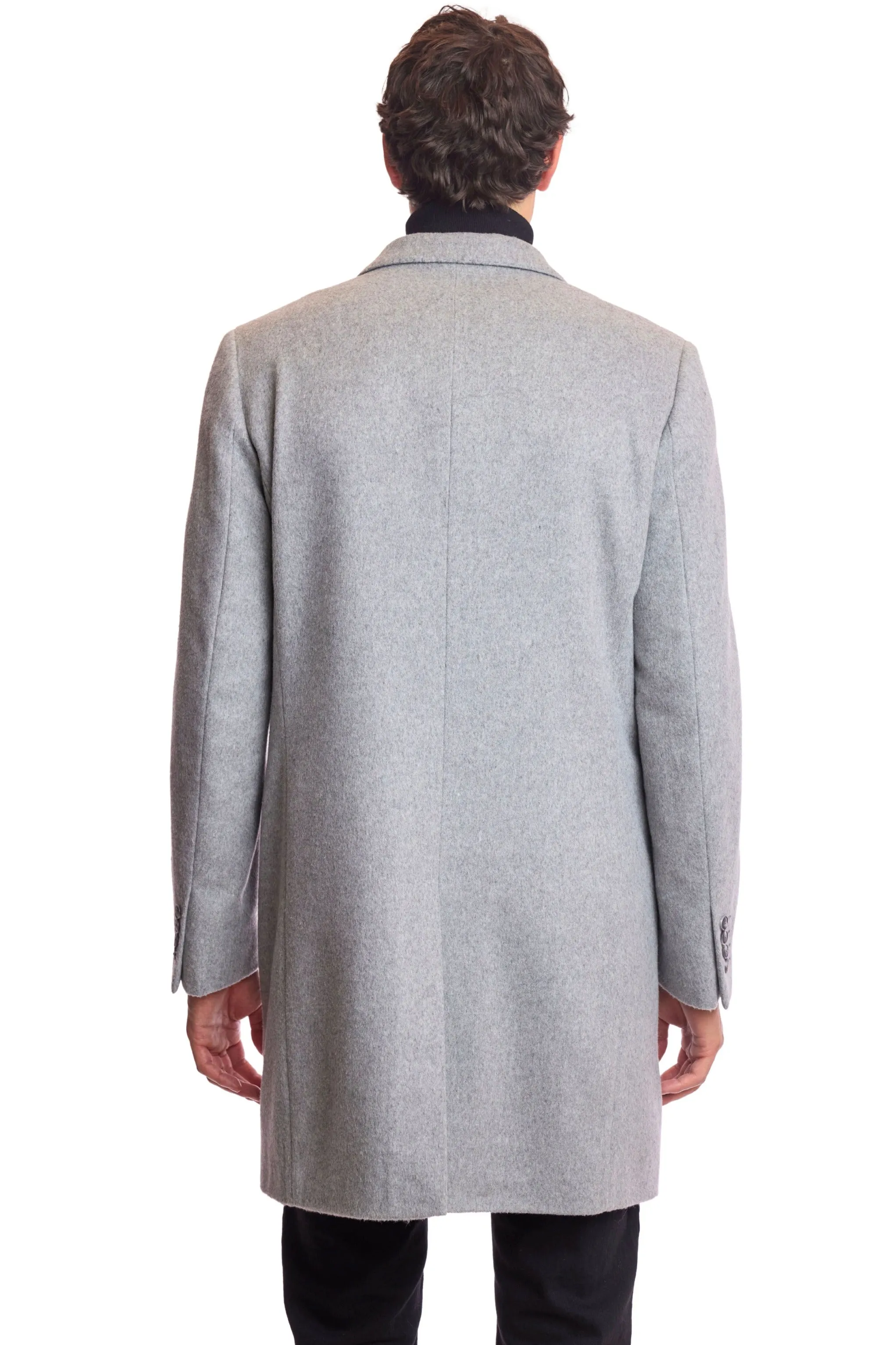 Peak Topcoat - slim - Grey Soft Touch