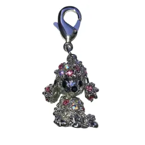 Poodle Dog Collar Charm