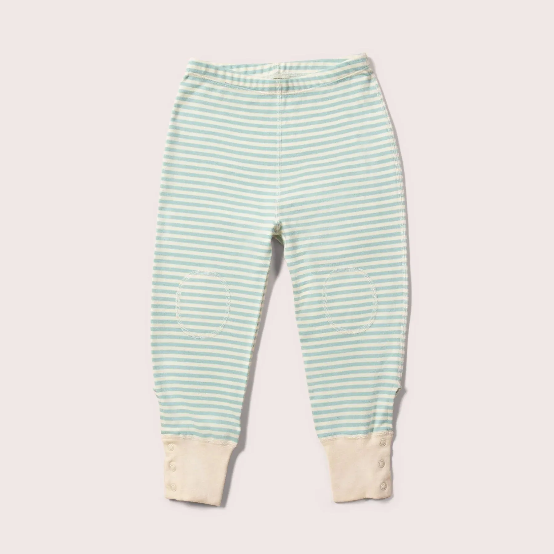 Powder Blue Striped Extra Long Adaptive Joggers