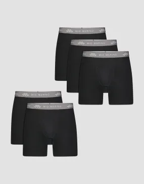 Premium Cotton Men's Boxers, 5-Pack