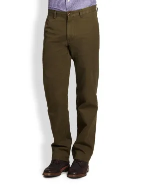 PRL Men's Classic Chino Pants Coffee Brown