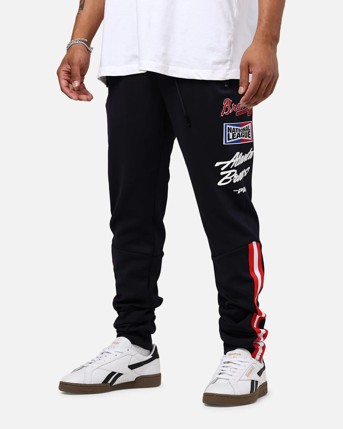 Pro Standard Atlanta Braves Fast Lane Trackpant Midnight/Red