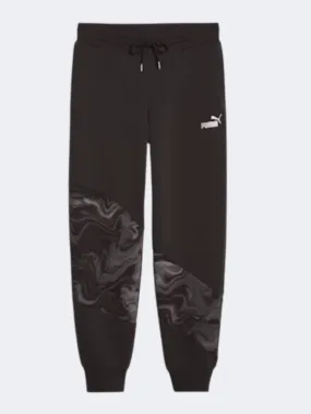 Puma Power Cat Marbleized Women Lifestyle Pant Black