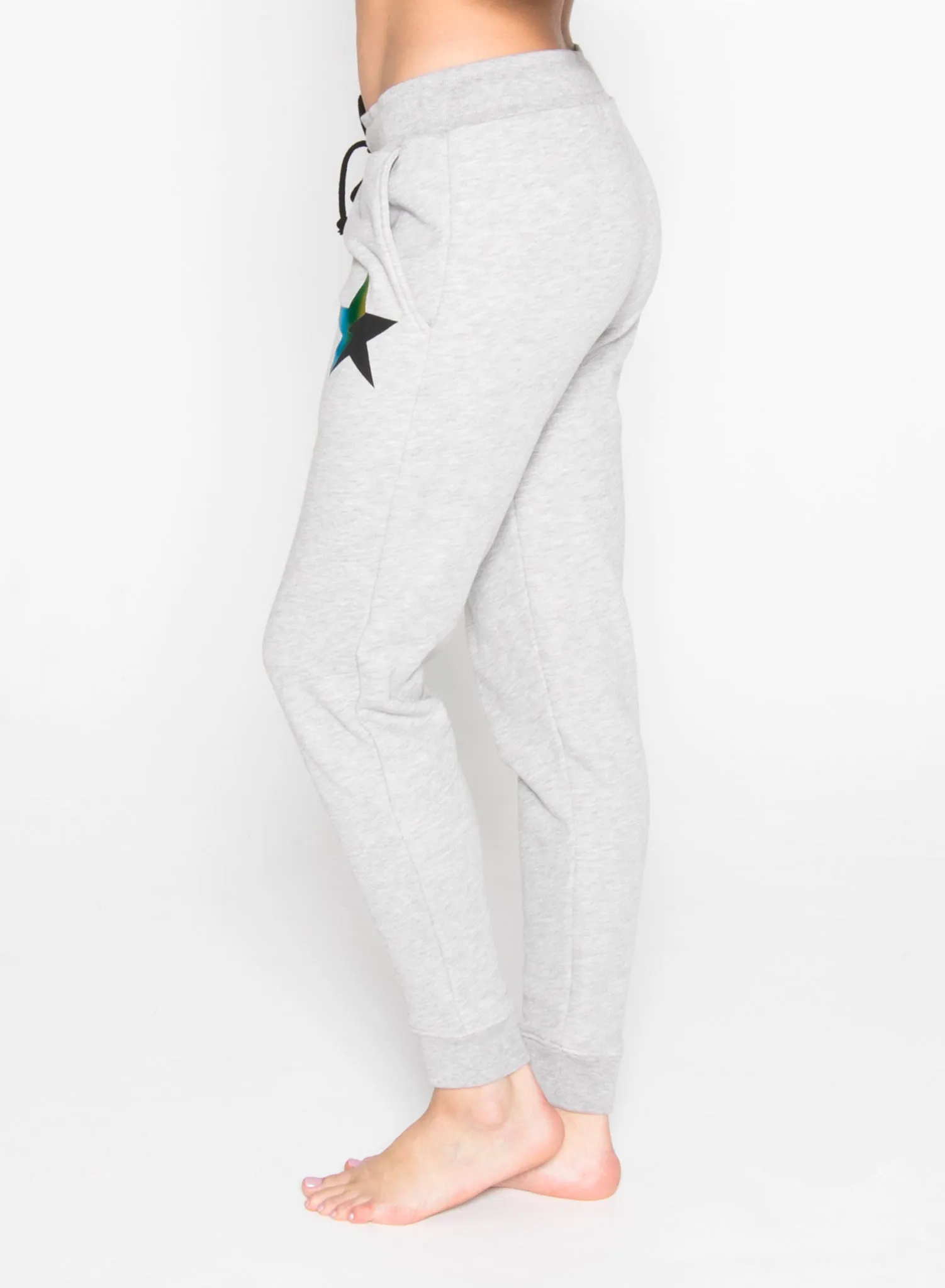 RAINBOW BOLT STAR - Flat Pocket Sweatpants