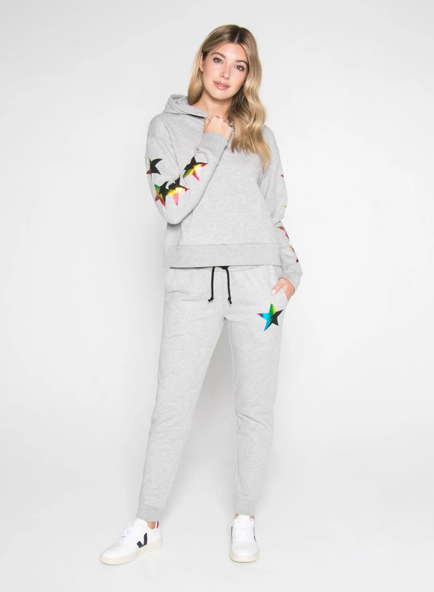 RAINBOW BOLT STAR - Flat Pocket Sweatpants