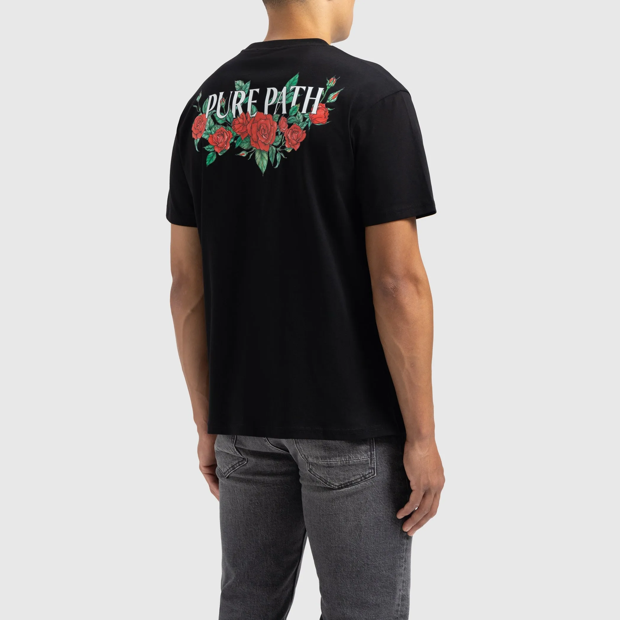 Roses T-shirt | Black