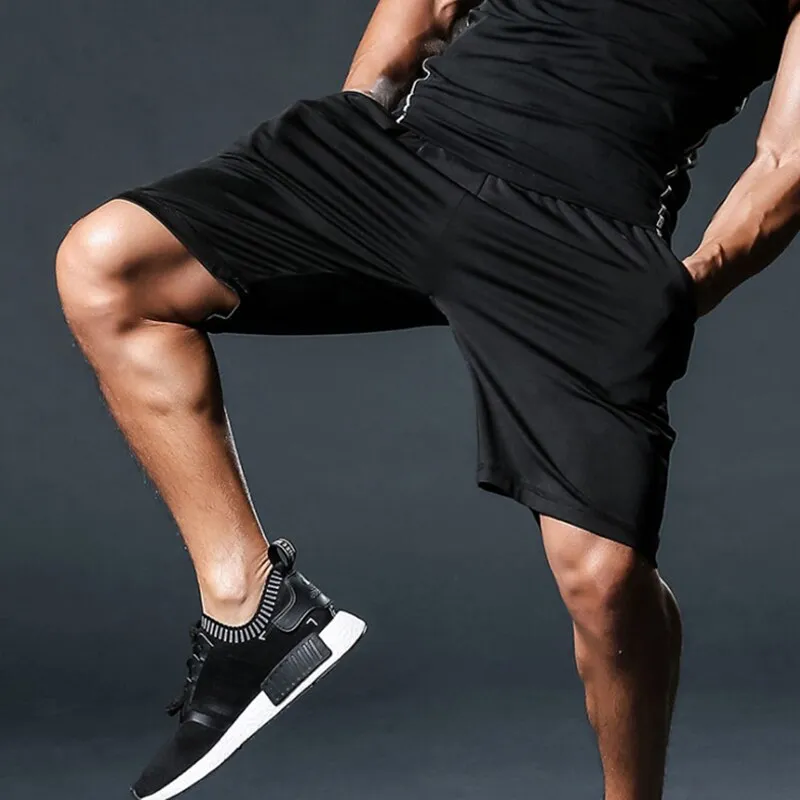 Running Shorts Men Training Marathon Sweatpants Dry Fit Fitness Gym Printing Sport Shorts With Pocket Plus Running Shorts Jogger