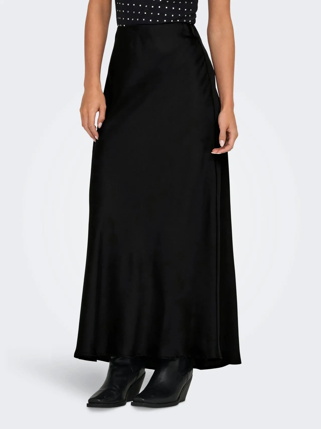 Satin Maxi Skirt