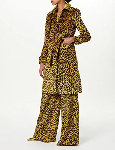 Sergio Hudson, Leopard Trench Coat, 6, Leopard