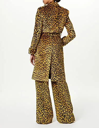 Sergio Hudson, Leopard Trench Coat, 6, Leopard